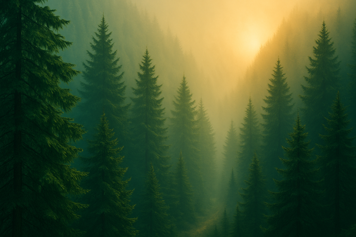 Glow Where the Pines Whisper