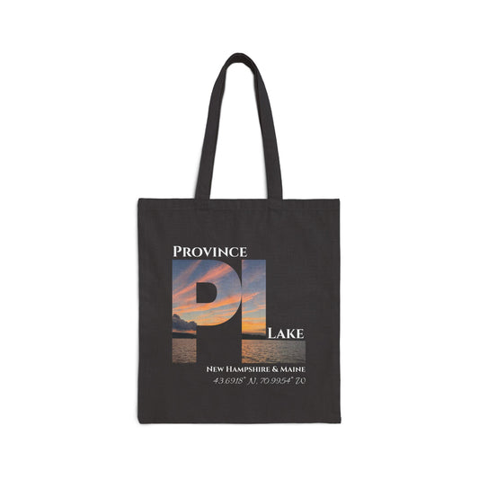 Province Lake Sunset Initials Tote