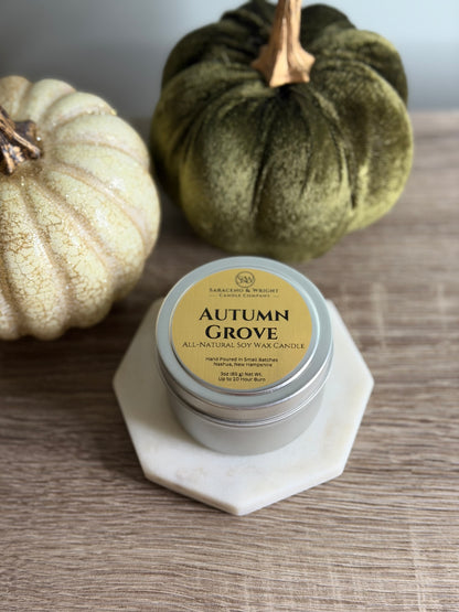 3.5 oz Candle Tin -  All- Natural Soy wax candles