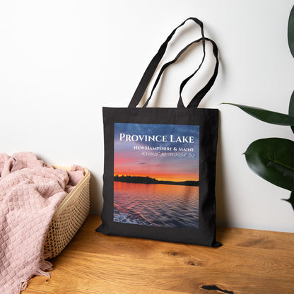 Province Lake Sunset Tote (Two-Sided Print)