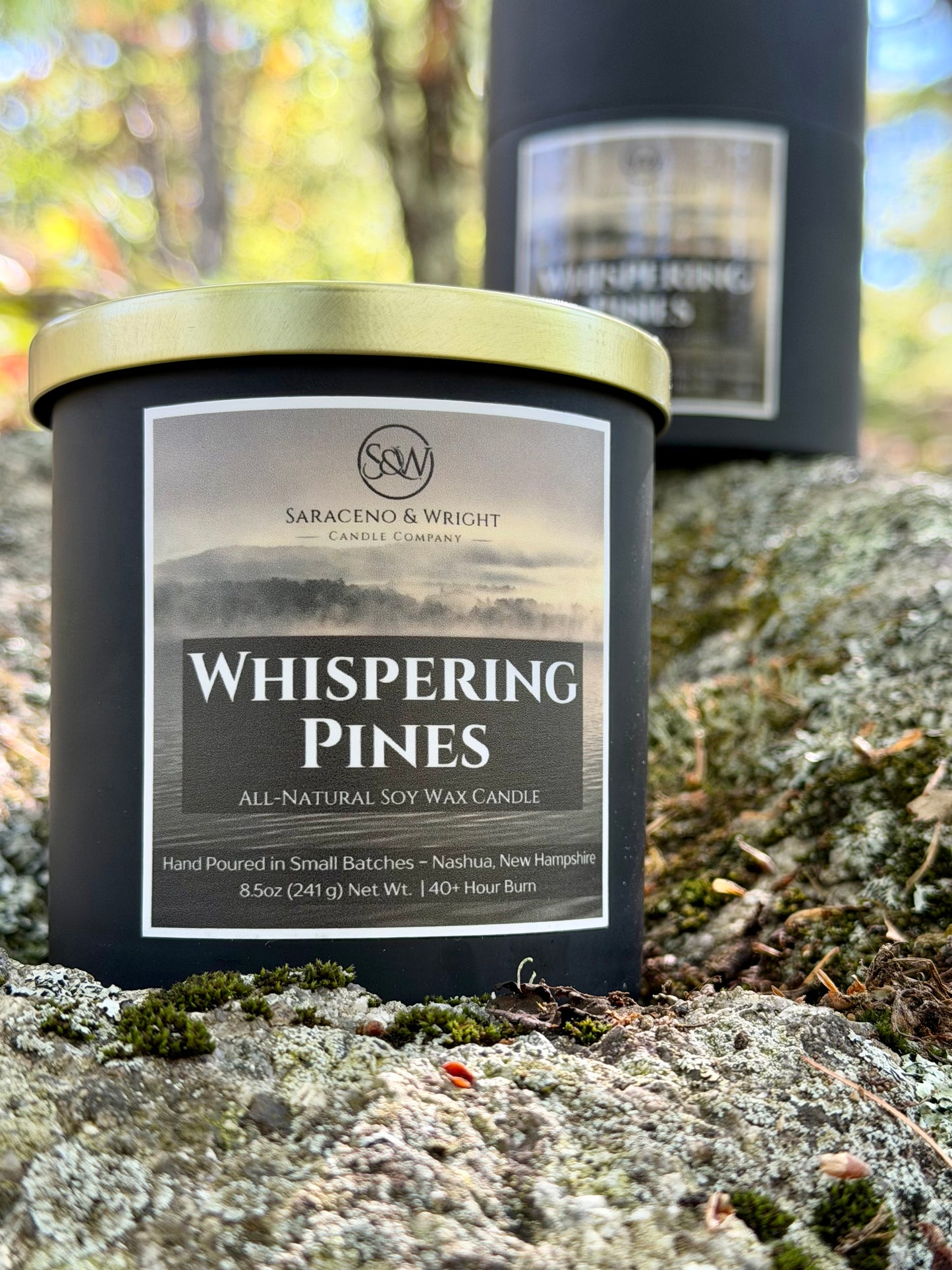 Whispering Pines - 8.5 oz All-Natural Soy Wax Candle