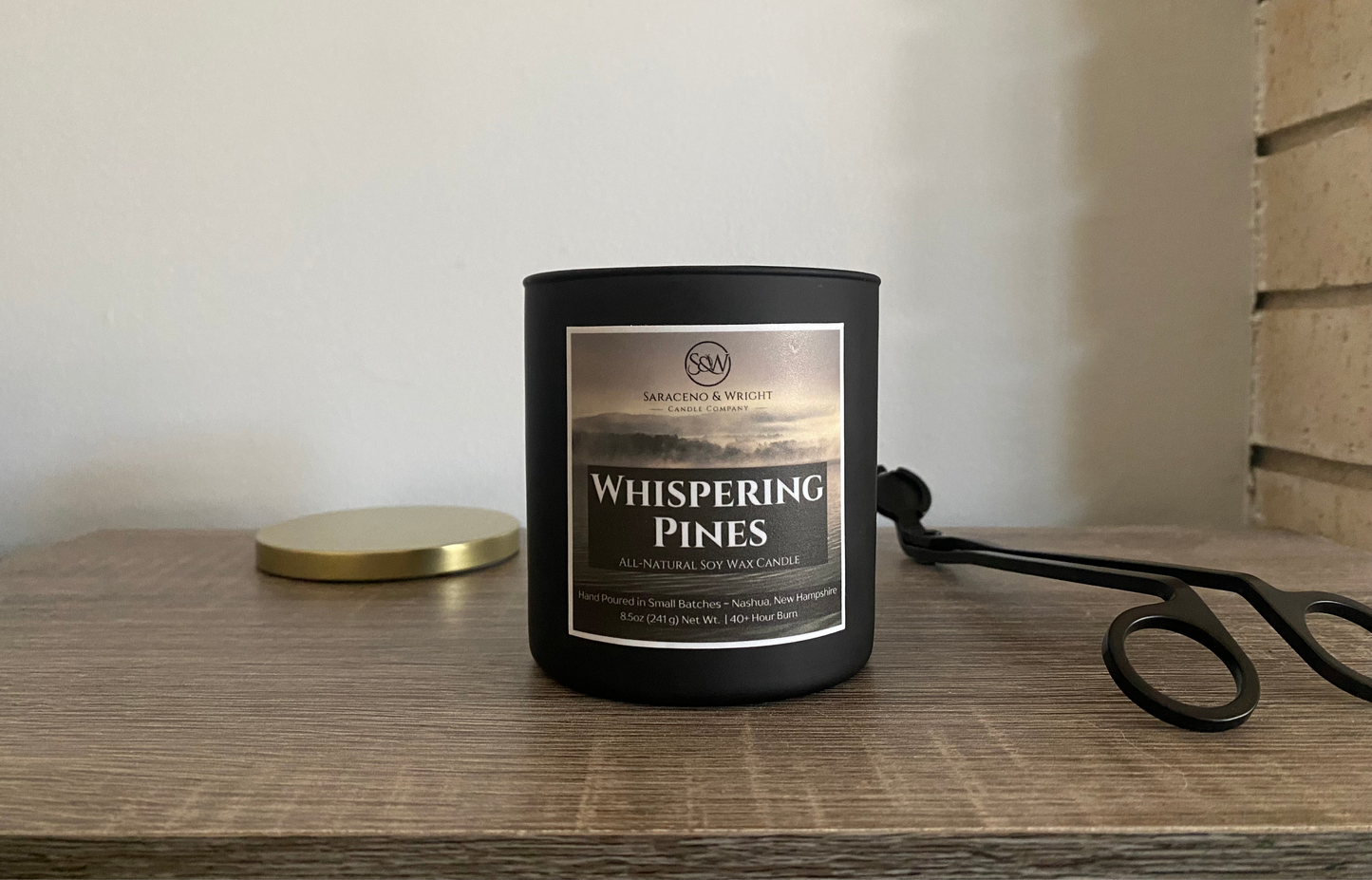 Whispering Pines - 8.5 oz All-Natural Soy Wax Candle