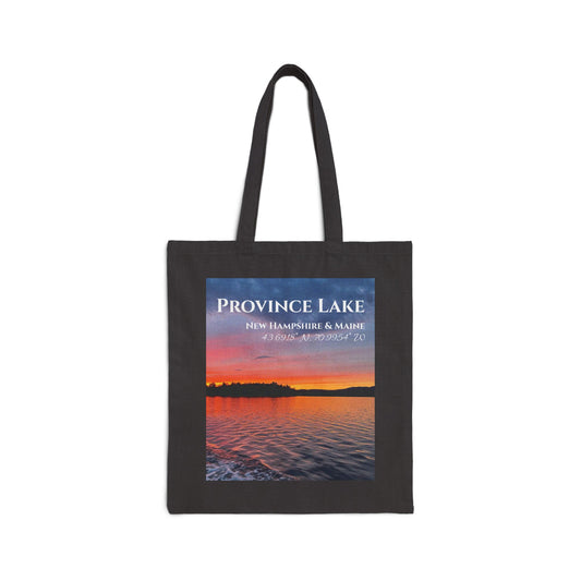 Province Lake Sunset Tote (Two-Sided Print)