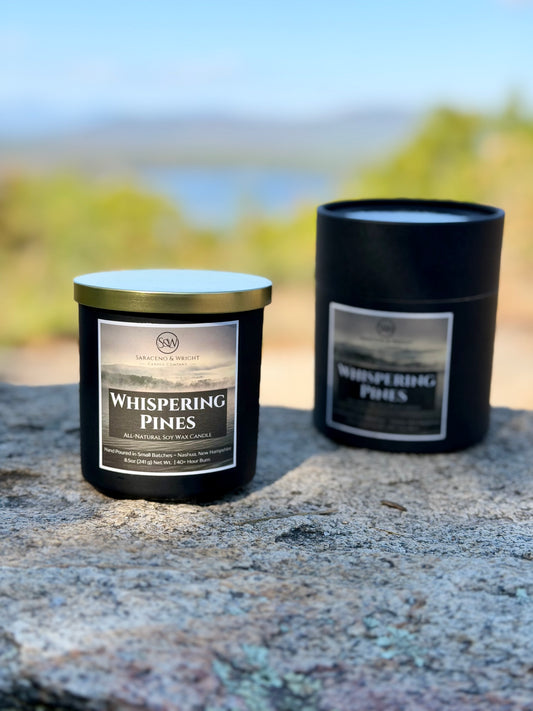 Whispering Pines - 8.5 oz All-Natural Soy Wax Candle
