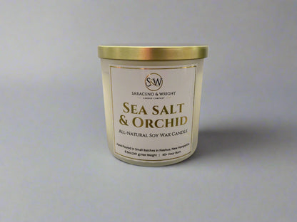 Sea Salt & Orchid - 8.5oz All-Natural Soy Wax Candle