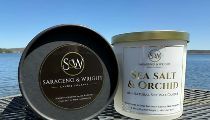 Sea Salt & Orchid - 8.5oz All-Natural Soy Wax Candle